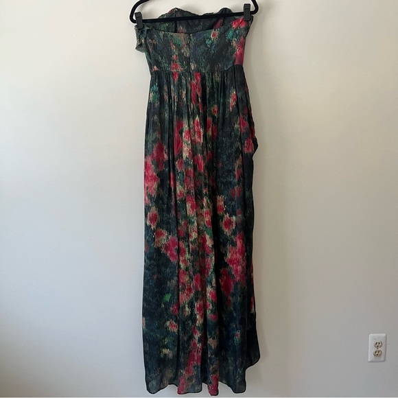 Anthropologie Loretta Jane Strapless Silk Gown 6 - Picture 4 of 8